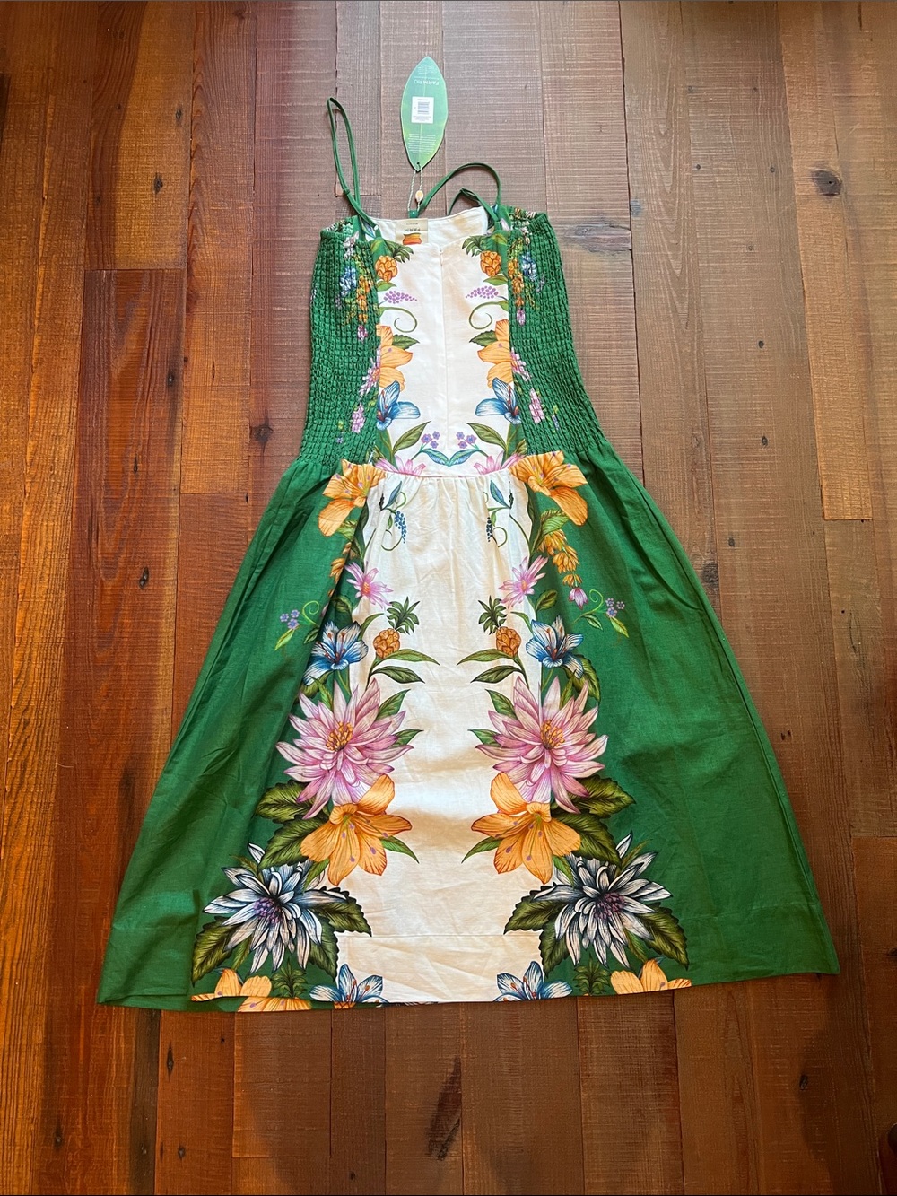 Farm Rio Sweet Blooms Midi Dress - Picture 6 of 7